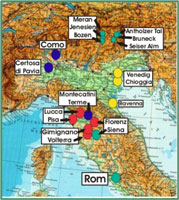 Norditalien Route 2006-08